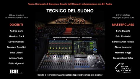 cosa fa il tecnico del suono